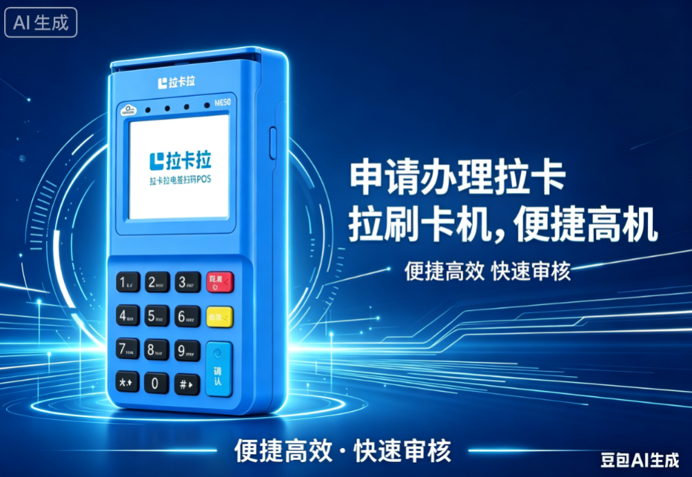 店用拉卡拉pos机怎么办理怎么申请