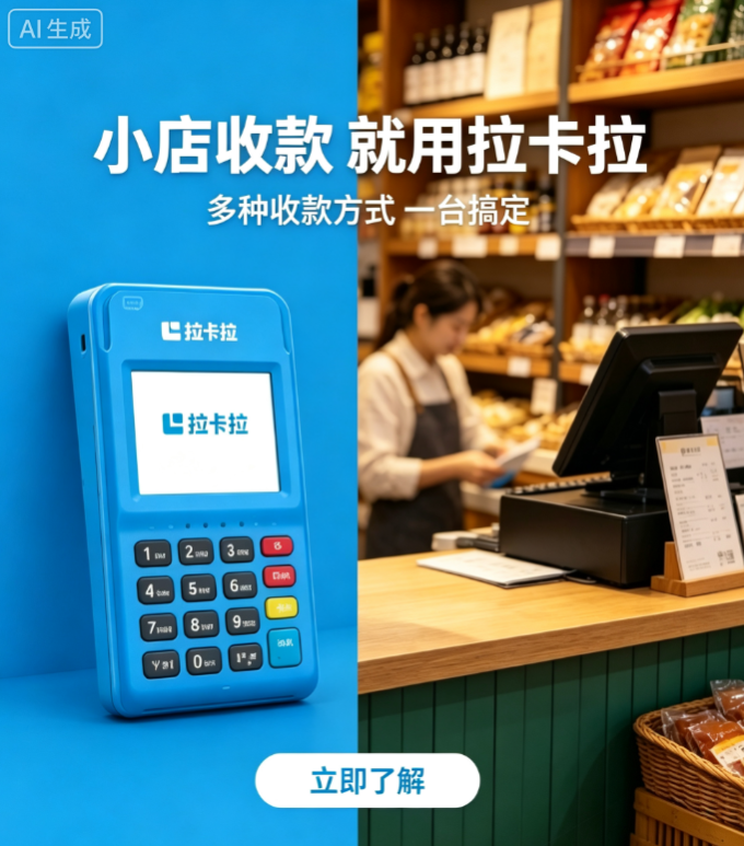 店铺拉卡拉pos机怎么办理流程是怎样的